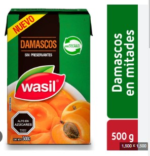 Damascos sin preservantes Wasil 500g